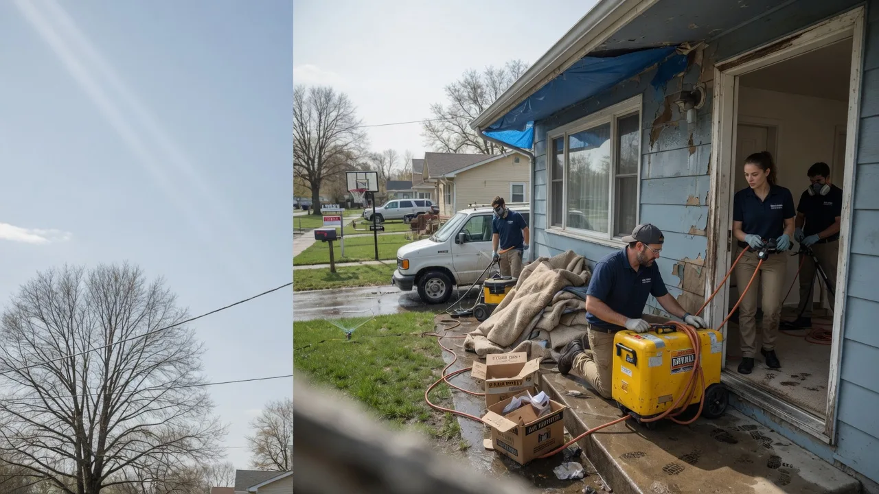 Basement Flood Cleanup in Luther, OK near me